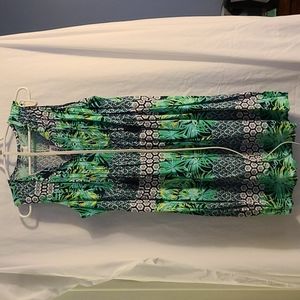 Knee length sleeveless summer dress nwt (L)